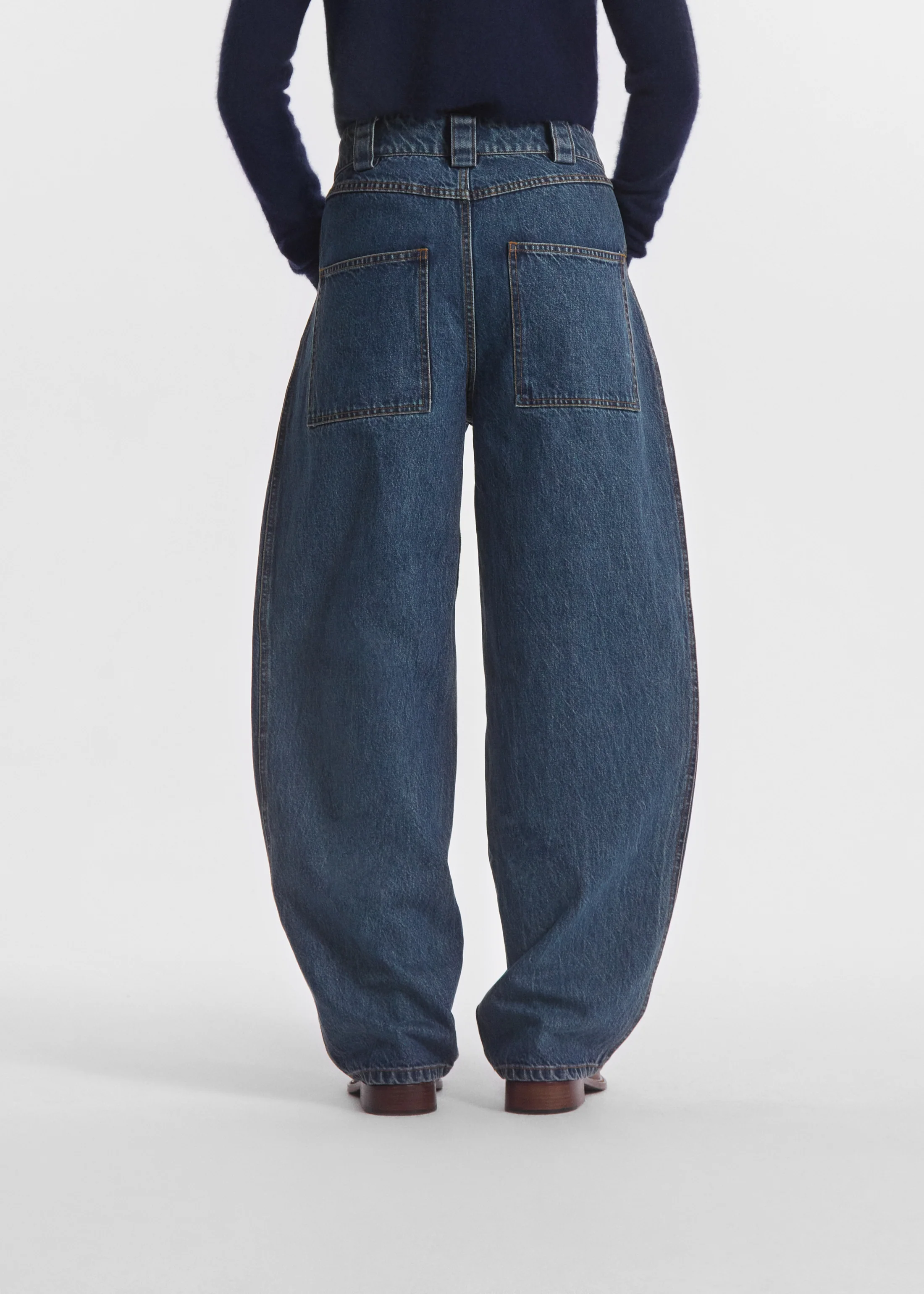 Denim Patch Pocket Jean - Indigo - Image 6