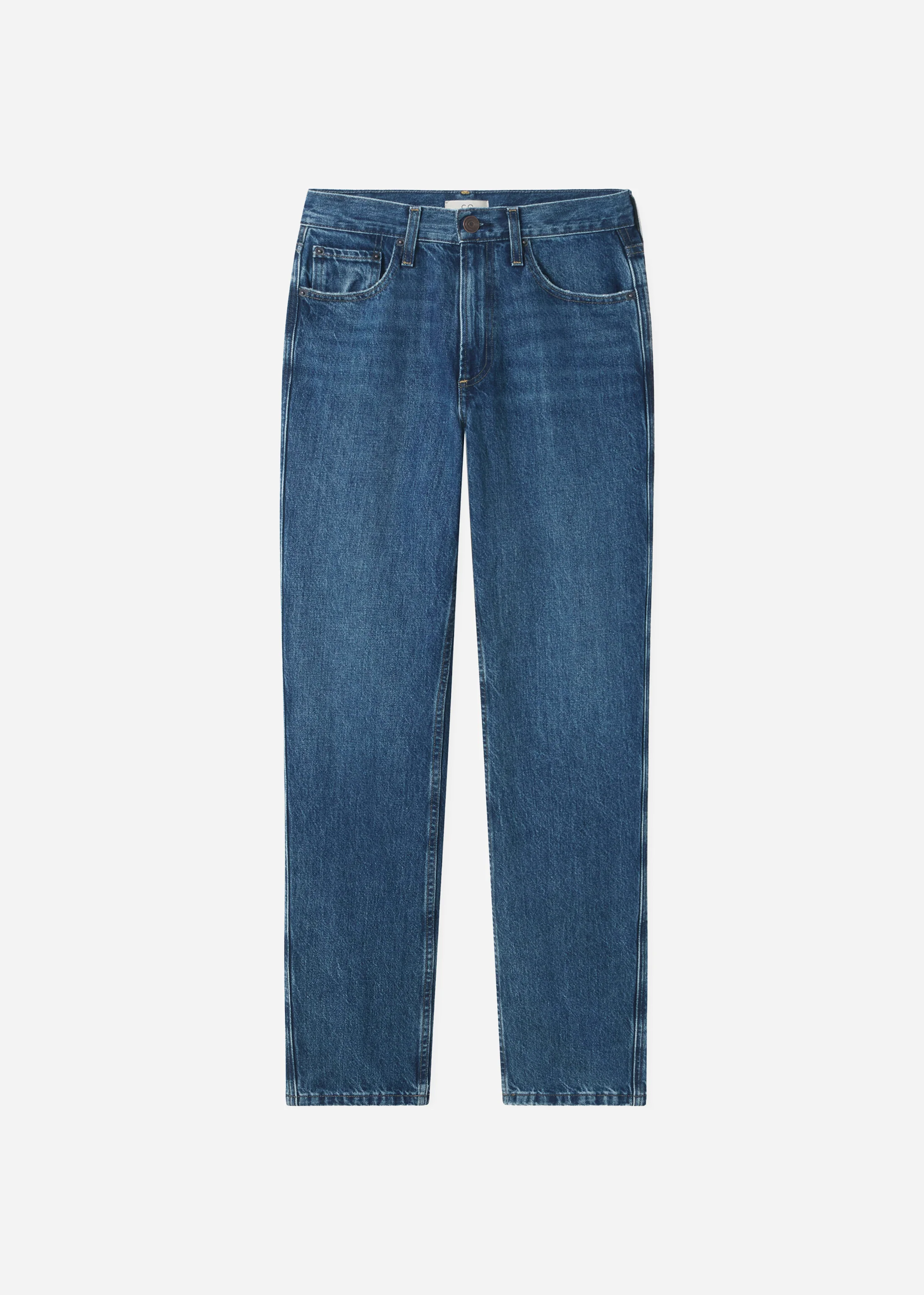 High Rise Jean in Denim - Indigo - Image 4