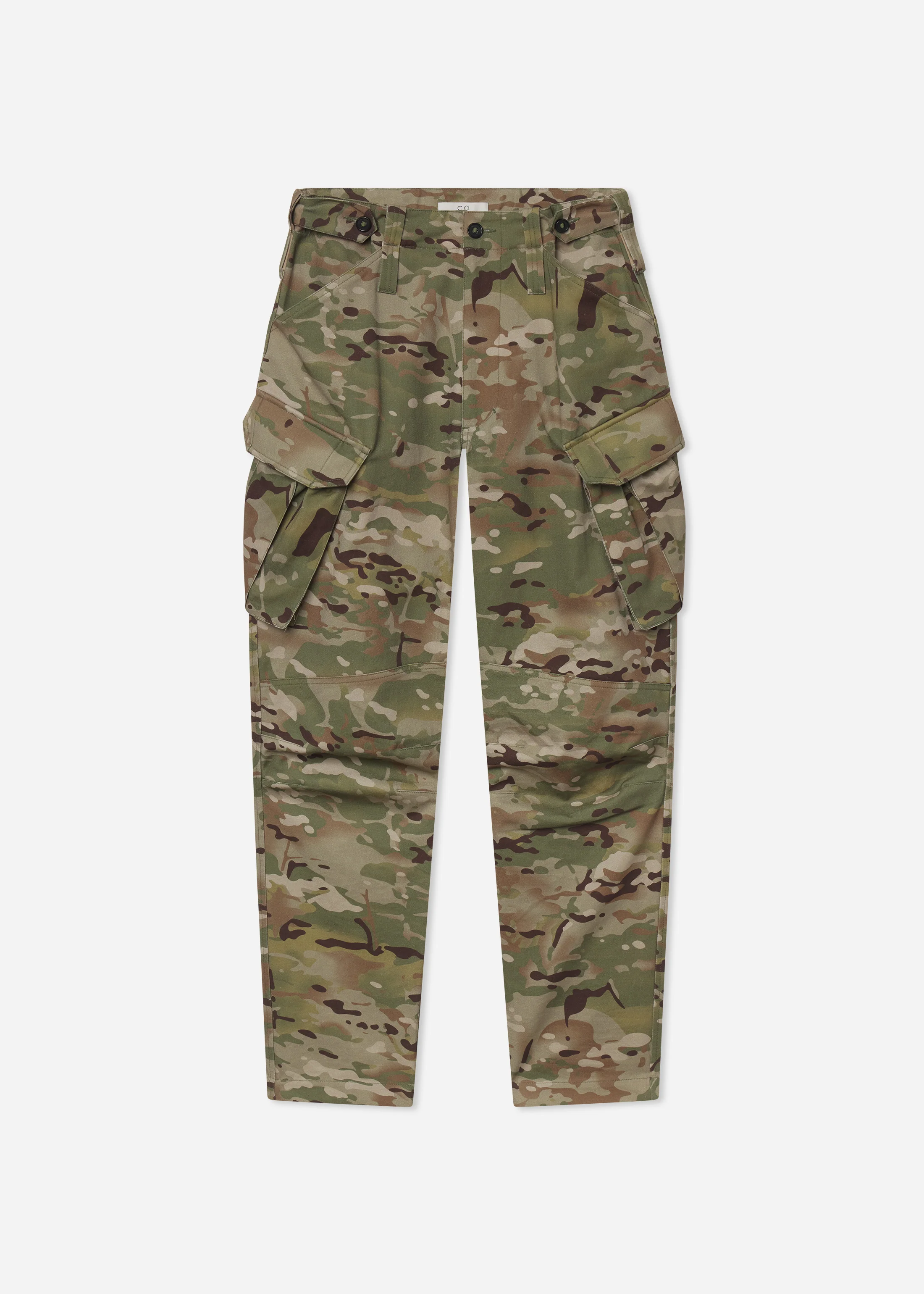 Military Pant in Cotton Twill - Camo Multi - Image 6