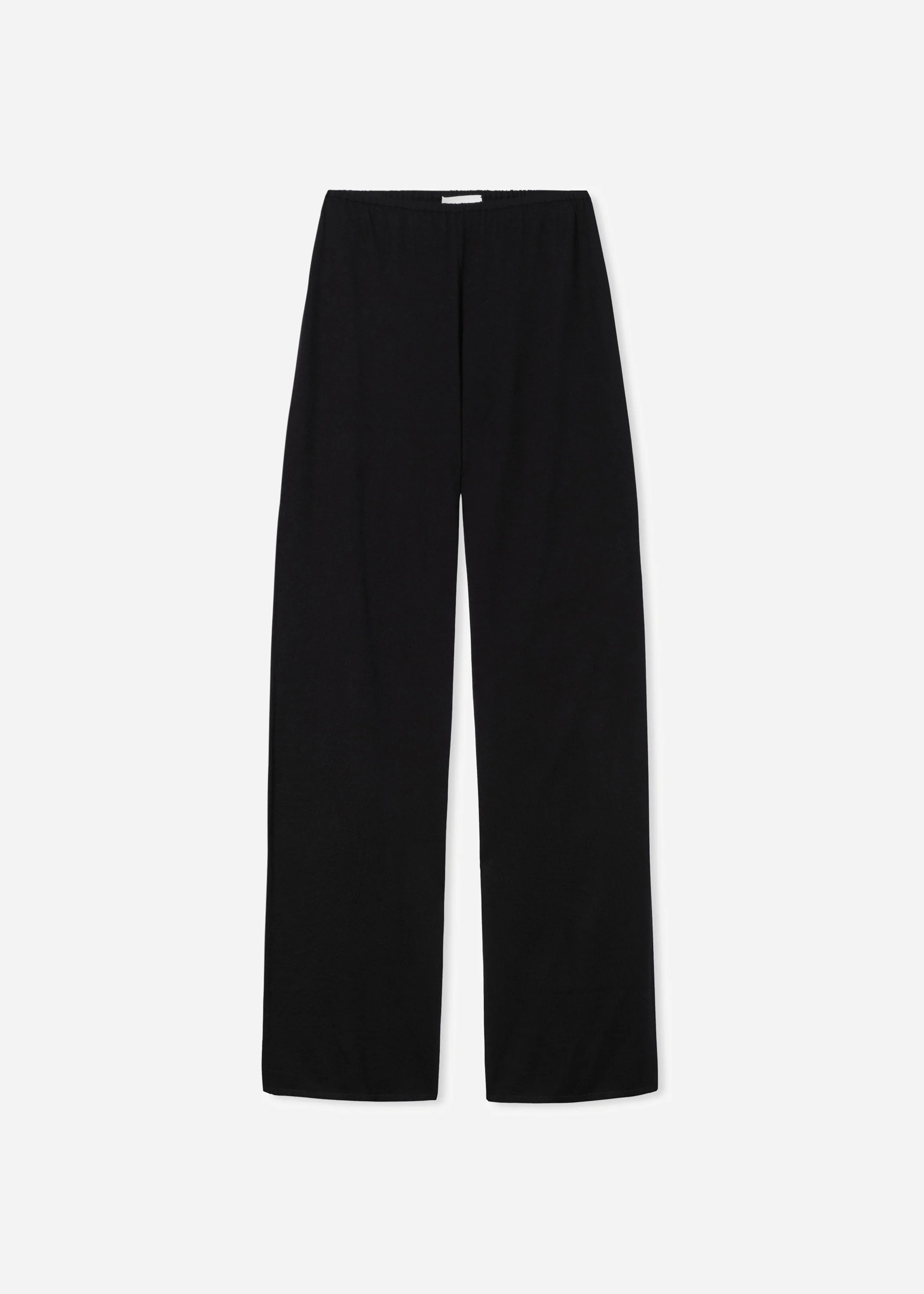 Pull Up Pant in Fine Cashmere - Black - Image 6