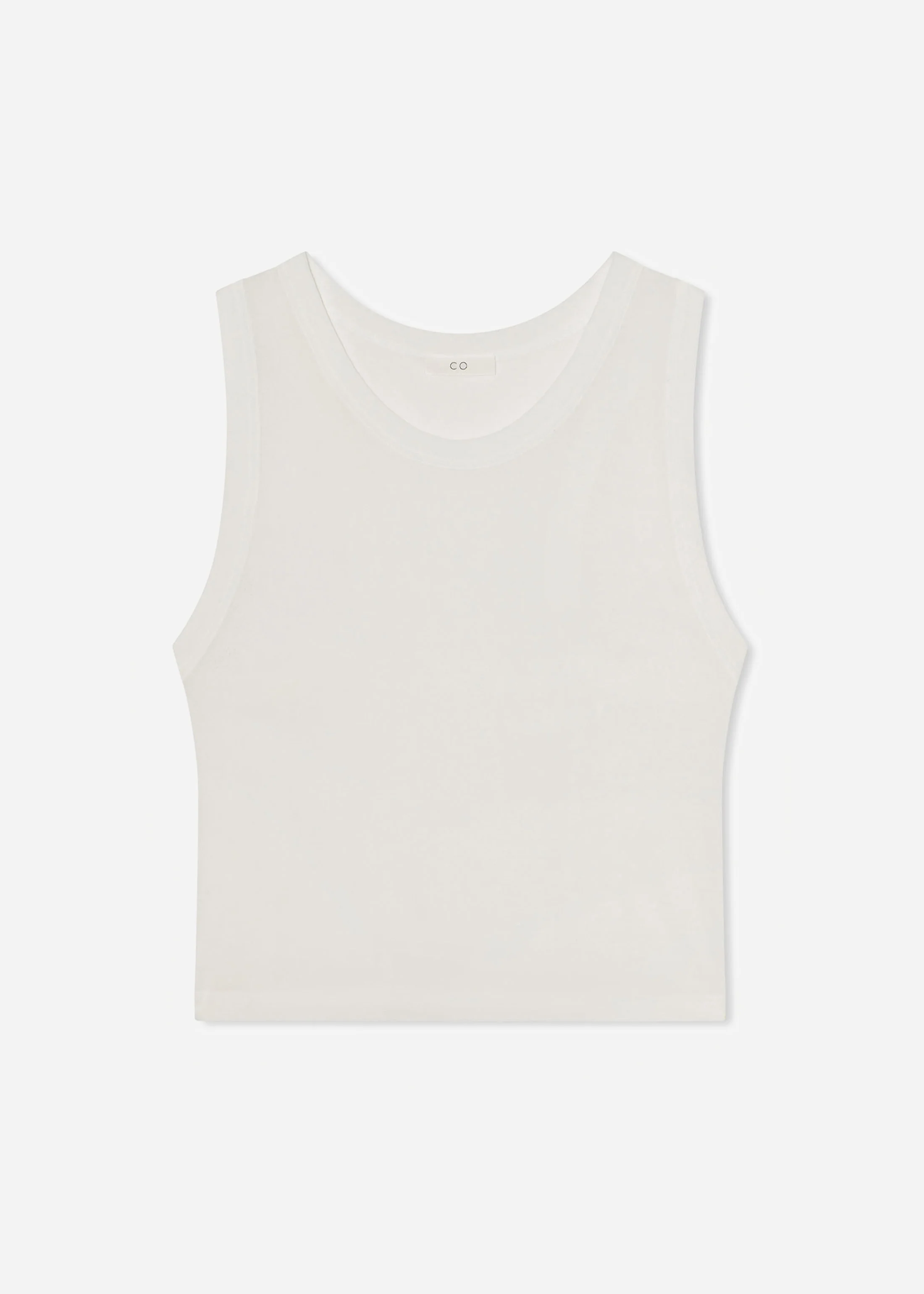 Loose Tank in Slub Jersey - White - Image 6